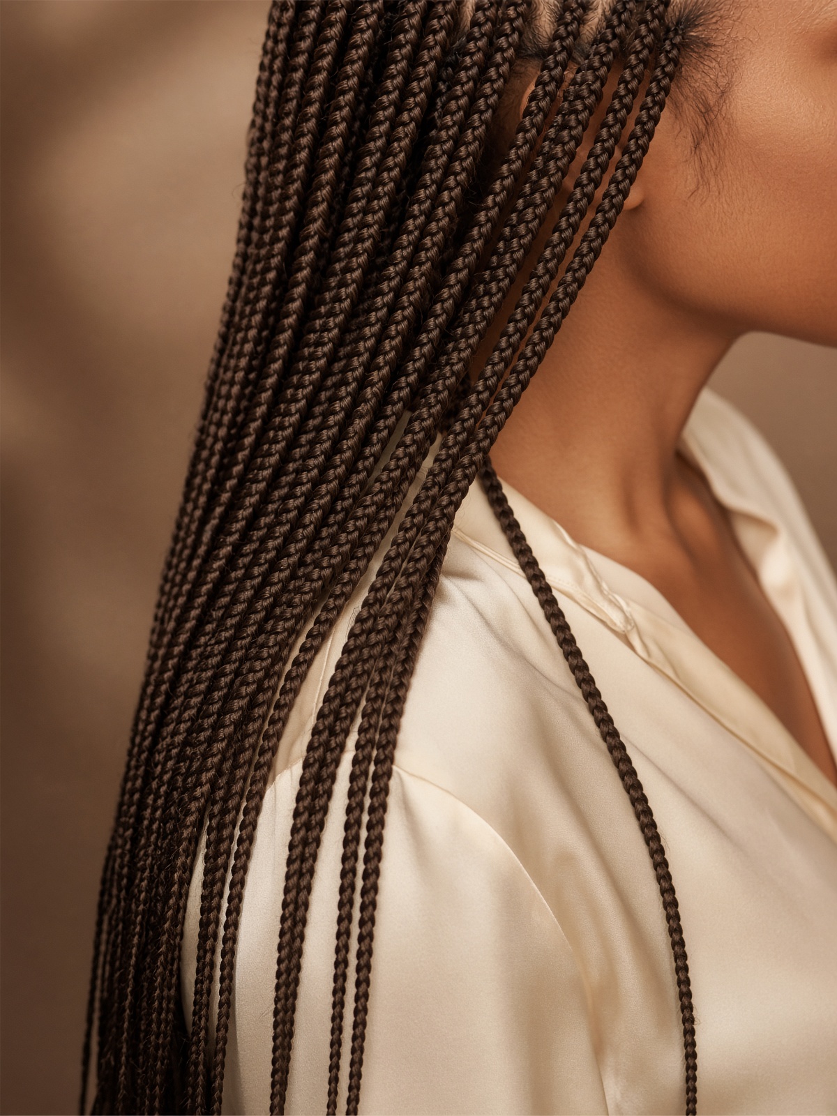 Knotless box braids
